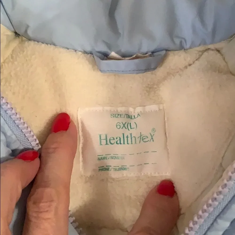 Vtg Healthtex light blue filled winter coat‎